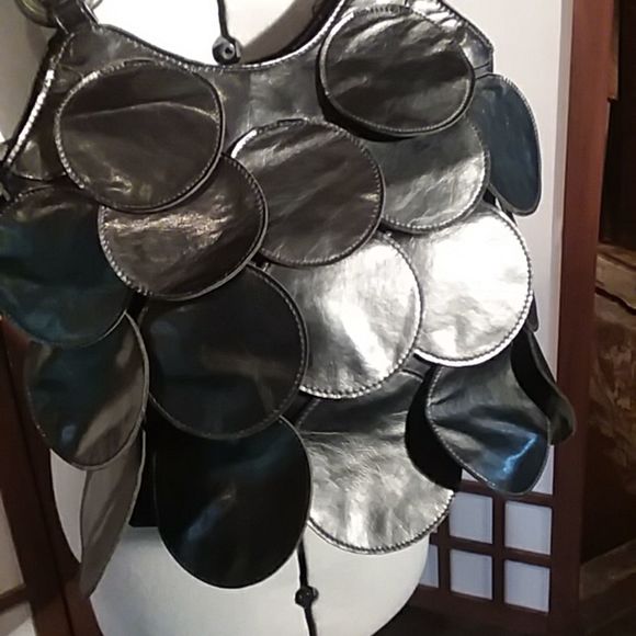 Purse or bag, black probably vegan - Picture 2 of 9